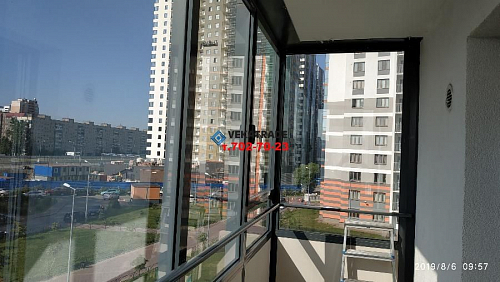Московский район, пр. Дунайский 14-1, теплое остекление балкона