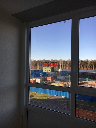 Приморский район, пр. 34-3, теплое остекление балкона