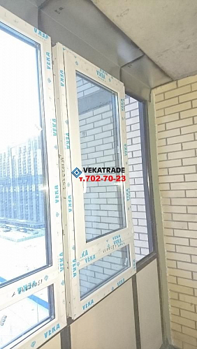 Парголово, ул. Фёдора Абрамова 21-3, теплое остекление полукруглого балкона