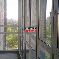 Установка теплого остекления балкона Репищева 10-2