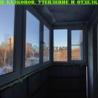 Невский район, ул. Шотмана 18-2, остекление балкона теплыми окнами