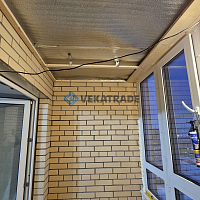 №13655 ЖК Капитал в Кудрово, Строителей 2, отделка и утепление лоджии