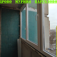 №13703 137 серия дома Туристская ул. 36-2 остекление балкона
