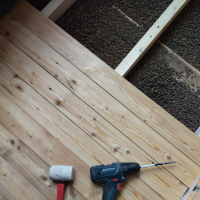 Парголово, ул. Заречная 45-1, теплый пол на лоджии