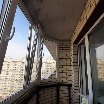 Остекление балкона ЖК Маршал