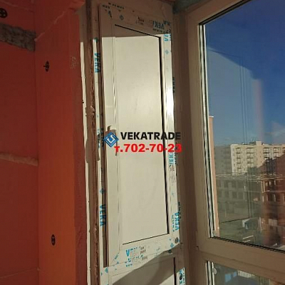 Установка теплых ПВХ дверей кондицинерной ниши Суздальское 26 2 