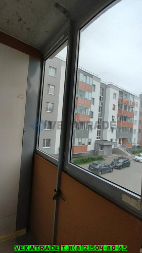 Петродворцовый район, ул. Парковая 14-3, остекление балкона
