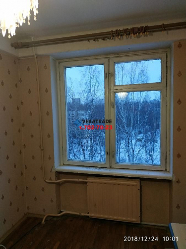 Невский район, пр. Солидарности 9-2, серия дома 1-ЛГ-504Д-10, установка окна