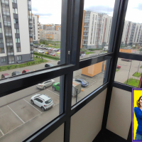 Красносельский район, ул. Генерала Кравченко 3-3, остекление балкона