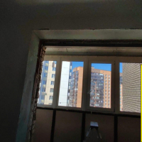 Новое Девяткино, ул. Арсенальная 2, установка раздвижного портала на балконе
