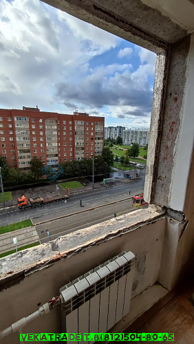 Приморский район, пр. Авиаконструкторов 15-1, серия дома 504, установка окон