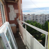 Калининский район, пр. Тихорецкий 27, серия дома 137, остекление балкона