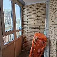 №13655 ЖК Капитал в Кудрово, Строителей 2, отделка и утепление лоджии