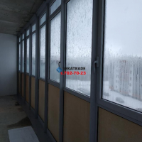 Петродворцовый район, ул. Парковая 14-3, теплое фасадное остекление
