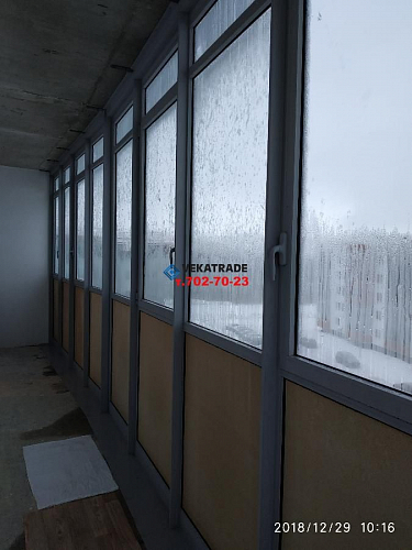 Петродворцовый район, ул. Парковая 14-3, теплое фасадное остекление