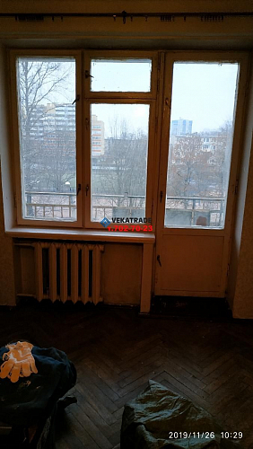 Московский район, пр. Космонавтов 52-6, серия дома 1-ЛГ-507, установка теплого балконного блока