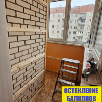 Красносельский район, ул. Новобелицкая 6-2, утепление и отделка балкона