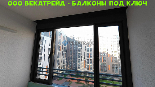 Выборгский район, ул. Новолитовская 10-1, замена фасадного остекления альпинистами