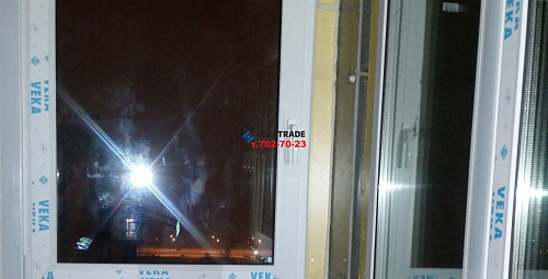 Красносельский район, ул. Адмирала Трибуца, теплое остекление Г образного балкона