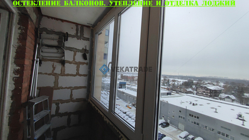 Красносельский район, ул. Жени Егоровой 1-29, доме серии Щ937823к, остекление лоджии