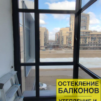 Красносельский район, ул. Адмирала Трибуца 7, остекление 2х балконов
