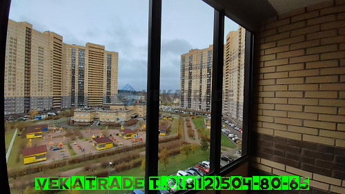 Парголово, ул. Михаила Дудина 25-2, остекление и отделка лоджии