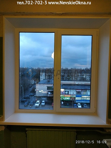 Красногвардейский район, пр. Металлистов 50, серия дома 1-ЛГ-507, установка двухстворчатого окна