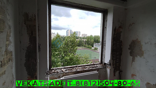 Невский район, Товарищеский пр. 14, серия дома 1ЛГ-504Д-11, установка окна