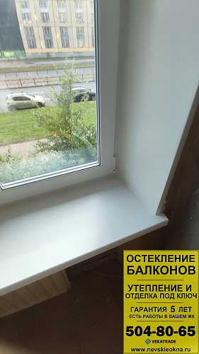 Калининский район, пр. Просвещения 104, серия дома 602, установка окна