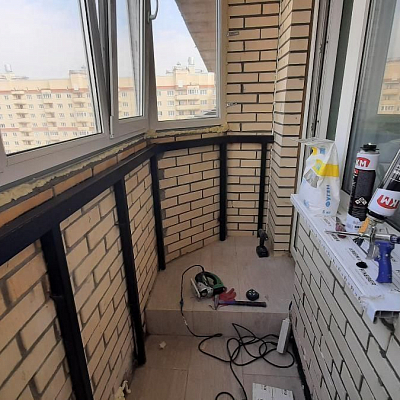 Остекление балкона ЖК Маршал