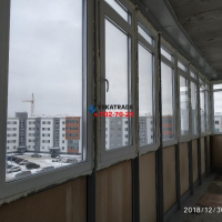 Петродворцовый район, ул. Парковая 14-3, теплое фасадное остекление