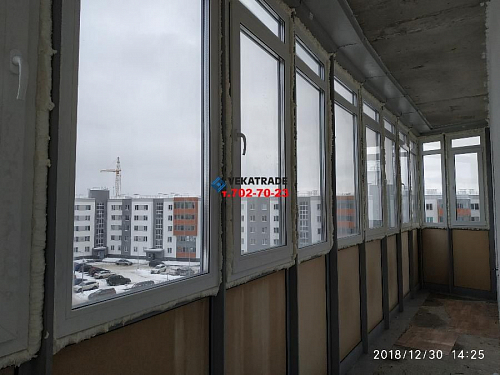 Петродворцовый район, ул. Парковая 14-3, теплое фасадное остекление