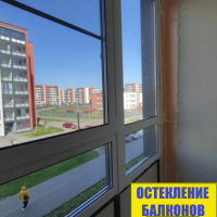 Красносельский район, пр. Буденного 21-1, теплое остекление на лоджии