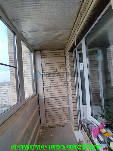 Новое Девяткино, ул. Арсенальная 6, ремонт балкона под ключ