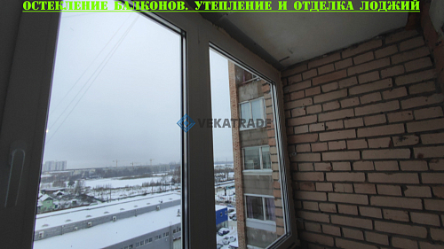 Красносельский район, ул. Жени Егоровой 1-29, доме серии Щ937823к, остекление лоджии