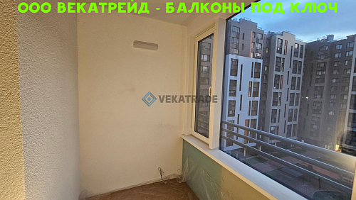 Выборгский район, ул. Новолитовская 10-1, ремонт лоджии