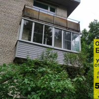 Выборгский район, пр. Пархоменко 22, серия дома Щ-5416, остекление балкона