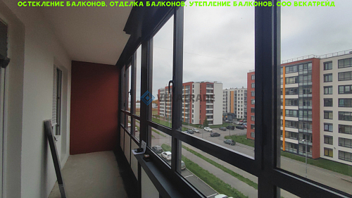 Красносельский район, пр. Буденного 23-2, замена фасадного остекления