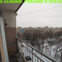 Московский район, ул. Купчинская 19, серия дома 1ЛГ-504, остекление лоджии