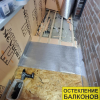 Парголово, проезд Толубеевский 38-1, ремонт на лоджии