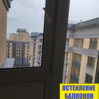 Невский район, Октябрьская наб. 40, замена фасадного остекления на лоджии