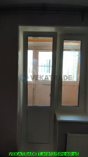 Красносельский район, пр. Ленинский 72-3, остекление и отделка балкона