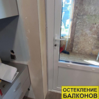Всеволожский район, ул. Полевая 41, установка входной ПВХ двери