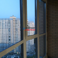 Приморский район, Лыжный пер. 8-1, панорамное остекление балкона