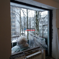 Калининский район, пр. Северный 63-4, серия дома 1ЛГ-507-6, установка теплого балконного блока