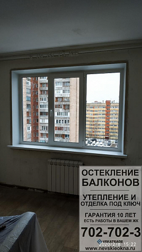 Выборгский район, ш. Выборгское 31, серия дома 137, установка теплых пластиковых окон