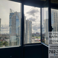 Московский район, пр. Космонавтов 37, теплое панорамное остекление лоджии