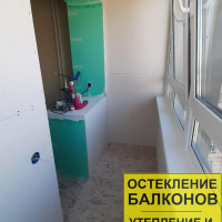 Парголово, ул. Фёдора Абрамова 21-3, утепление и отделка балкона