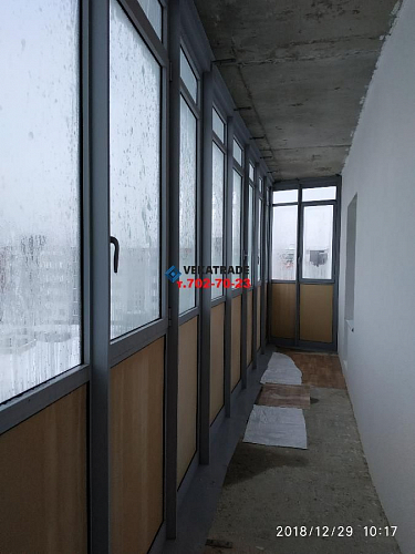 Петродворцовый район, ул. Парковая 14-3, теплое фасадное остекление