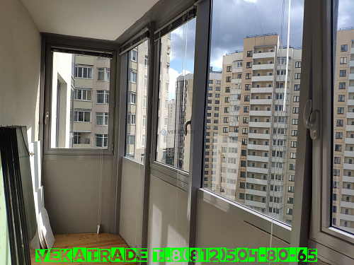 Красносельский район, пр. Ленинский 74-2, остекление балкона